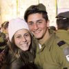 Sarah Drill and her youngest brother, Josh, stand together at Josh’s swearing-in ceremony at the Kotel in Jerusalem.