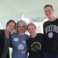 JTS Chancellor Schwartz with grandchildren